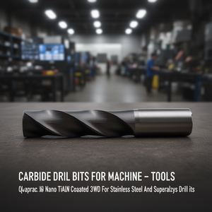 Foret en carbure revêtu de Nano TiAlN 3xD pour acier inoxydable et superalliages - Product Image 3