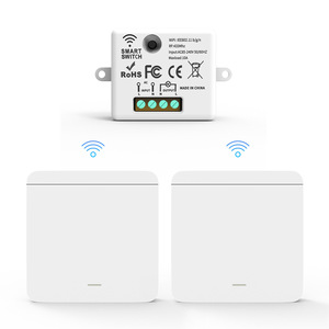 Không dây thông minh RF 433Mhz Led chuyển đổi ánh sáng Tường Bảng điều khiển với điều khiển từ xa mini Relay Receiver cho nhà điều khiển đèn 100-220V - Product Image 3