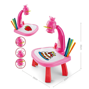 3 في 1 ألعاب تعلم مجموعة الاطفال اللوحة العارض مع جهاز عرض (بروجكتور) ليد مكتب - Product Image 3