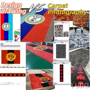 Muslim Prayer Mat/Carpet High Quality Cut Pile High Pile Polyester Tufted Home Use Wall to Wall Printed Mosque Carpet for Events - Product Image 6