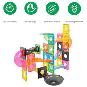 Mntl Tự Làm 101Pcs Đá Cẩm Thạch Đua Chạy Từ Gạch 3D Nam Châm Giáo Dục Hơ<span class=keywords><strong>i</strong></span> Nước Xây Dựng Từ Khố<span class=keywords><strong>i</strong></span> Đồ Chơ<span class=keywords><strong>i</strong></span> Cho Trẻ Em Trò Chơ<span class=keywords><strong>i</strong></span> Sáng Tạo - Product Image 5