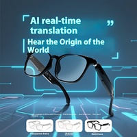 Lunettes Intelligentes 2025 : Traduction IA pour Connectivité Bluetooth, Plus de 100 Langues, Traduction en Temps Réel, Écoute Musicale et Appels
