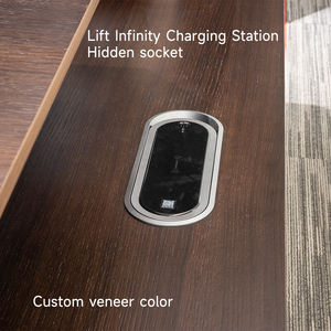 Muebles de oficina de alta gama, elevador eléctrico de pie, escritorio ejecutivo de altura ajustable, escritorio de lujo boss - Product Image 3