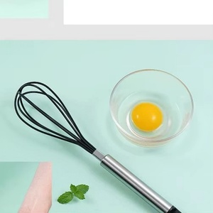 Ensemble de 8 ustensiles de cuisine en nylon avec manche en acier inoxydable, ustensiles de cuisine antiadhésifs avec support - Product Image 2