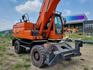 Excavadora de ruedas Doosan DX210Wa usada de alta calidad y bajo precio, máquina excavadora de segunda mano Doosan DX210 en venta - Product Image 2