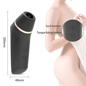 Mini vibromasseur clitoridien avec fonction de succion des mamelons et du point G, masturbateur féminin érotique, jouets sexuels de petite taille pour femmes - Product Image 2
