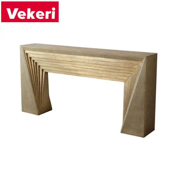 Chinese Retro Geïntegreerde Golden Massief Houten Console Tafel Is Zeer Geschikt Voor Gang Woonkamer