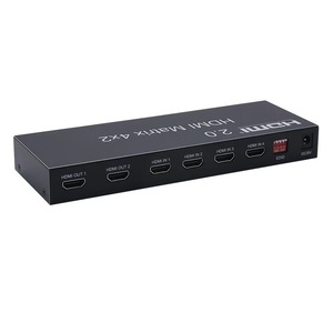 4K 4x2 <span class=keywords><strong>HDMI</strong></span> <span class=keywords><strong>Matrix</strong></span> 4 2 Out 2 ses çıkışı V2.0 <span class=keywords><strong>hdmi</strong></span> <span class=keywords><strong>matrix</strong></span> 4x2 destek ses - Product Image 2