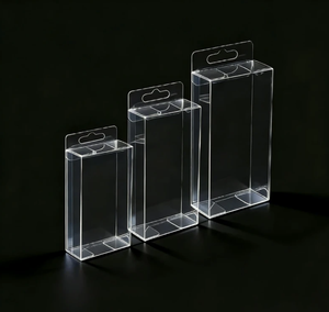 Caja de Embalaje Transparente al por Mayor, Contenedor de Plástico Plegable Rectangular Ligero - Product Image 3