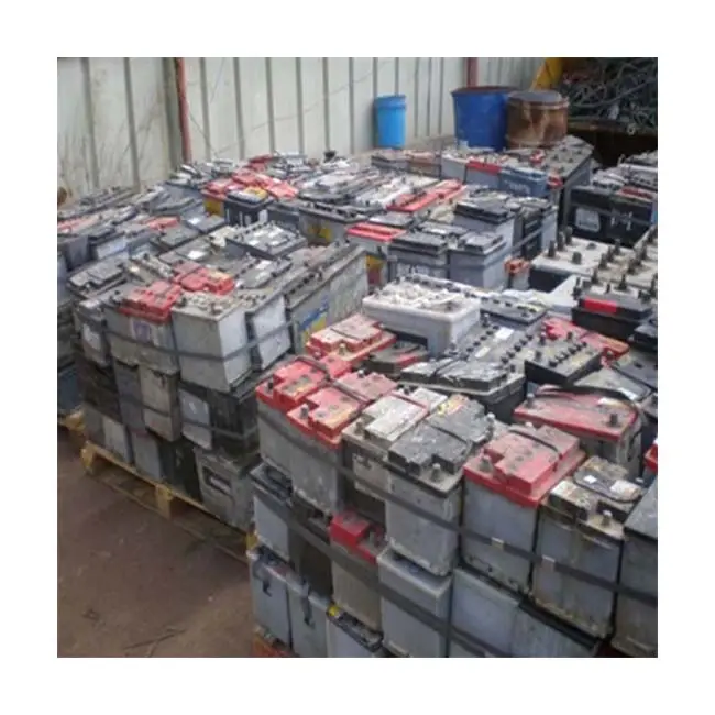 UBC Wholesale Drained Used Car Acid Drained Battery Scrap Price