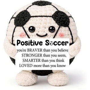 Mini Balón de Fútbol Divertido, Regalo de Fútbol con Mensaje Positivo de Apoyo Emocional para Jugadores, Aficionados, Entrenadores, Graduación, para Él y Ella - Product Image 1