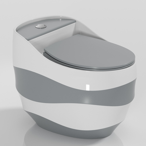 Pavimento in porcellana colorata a forma di uovo sicuro Water Closet bagno ceramica <span class=keywords><strong>sanitari</strong></span> One pezzo tazza del Water - Product Image 6
