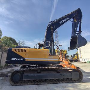 Excavatrices Hyundai 305LC-9T d'occasion de qualité supérieure Matériel de construction coréen d'origine avec noyau de moteur en stock à vendre - Product Image 5