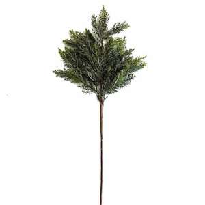 Aiguilles <span class=keywords><strong>de</strong></span> <span class=keywords><strong>pin</strong></span> artificielles en caoutchouc souple, feuillages <span class=keywords><strong>de</strong></span> <span class=keywords><strong>pin</strong></span> <span class=keywords><strong>et</strong></span> <span class=keywords><strong>de</strong></span> cyprès, plantes vertes décoratives, plante paysagère artificielle - Product Image 4