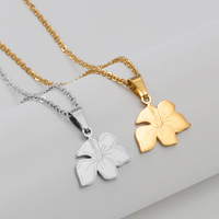 Magnifiques colliers pendentifs fleur d'hibiscus tropicale pour femmes - Base en acier inoxydable, bijoux hawaïens de Mayotte # 001762
