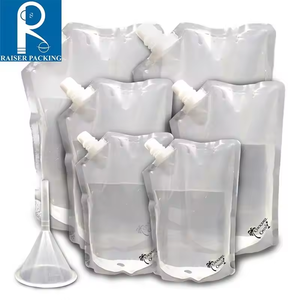 शराब प्लास्टिक भंडारण बैग/शराब की थैली/रम धावक वाइन फ्लास्क - Product Image 1