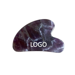 Piedra Gua Sha <span class=keywords><strong>de</strong></span> Amatista Natural con Logotipo Personalizado, <span class=keywords><strong>para</strong></span> el Cuidado Facial Antienvejecimiento, <span class=keywords><strong>Rodillo</strong></span> <span class=keywords><strong>de</strong></span> Jade <span class=keywords><strong>de</strong></span> Cristal <span class=keywords><strong>para</strong></span> Masaje - Product Image 6
