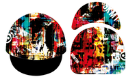 Respirant 3 Panneau Casquettes De Cyclisme Sous Le Casque D'été En Gros Sport Vélo Chapeau Personnalisé Fabricant Usine Sublimation