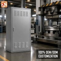 Armoire électrique extérieure étanche IP65, boîtier métallique, services de fabrication de tôlerie, équipement de contrôle