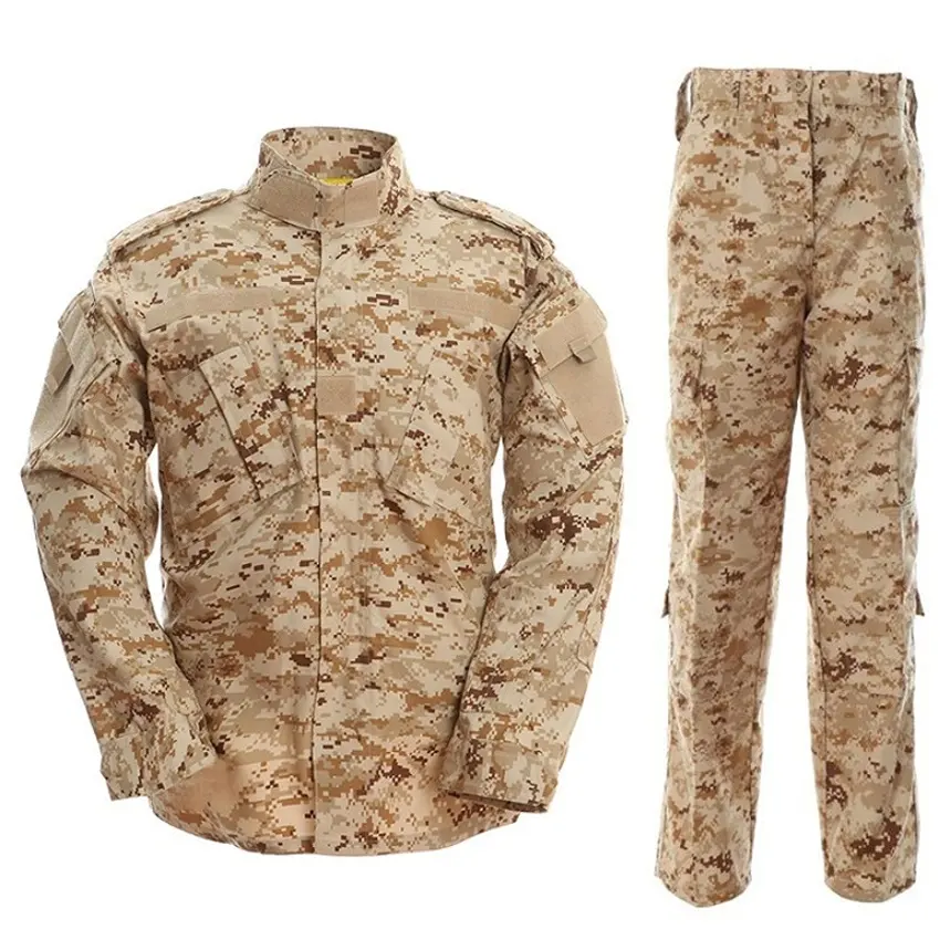 FREE SAMPLE Hiking Desert Uniform Men's Camping Clothes Uniform Camouflage Suit Hunting Gear Set