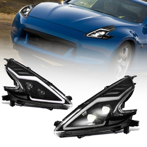 Faros Delanteros LED DRL Dinámicos 6000K con Señal de Giro Secuencial para 370Z 2008-2021 Fairlady Z Z34, Modificación y Mejora de Automóviles - Product Image 3
