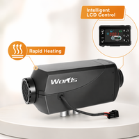 5KW 12V 24V Diesel-Standheizung Split-Luftheizung mit LCD-Fernbedienung für LKWs, Wohnmobile, Busse, Autos, Boote, Vans