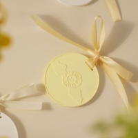 Pendentif diffuseur d'huile bricolage de luxe vente en gros Sachet de pierre de parfum expansé pendentif de voiture argile gypse arôme pierre parfumée