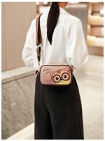 Prix de Gros Nouvelle Arrivée 2026 Sac Carré Haut de Gamme Mignon Motif Chat pour Femme Sac Bandoulière & Sac à Épaule Tendance