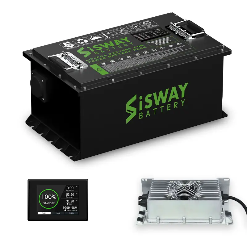 I-SWAY Hoge Prestaties Golfkar Oplaadbare 48V 105ah 150ah Lifepo4 Lithium Li-Ion Accu Voor Ezgo Club Car