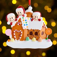 Dropshipping Produit 2025 Personnalisé Mignon Résine Survivants Famille DIY Arbre de Noël Ornement Pour Décoration Maison Cadeau