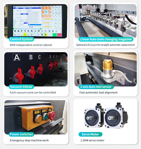 Đại Lý Giá 1325 CNC Router Máy Chế Biến Gỗ 3 Trục CNC Máy 3D ATC Chế Biến Gỗ Router - Product Image 3