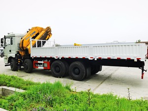 שלדת משאית שאקמן M3000 8*4 במחיר נמוך עם מנוף משומש מסוג XCM-G בעל כושר הרמה של 28 טון למכירה - Product Image 4