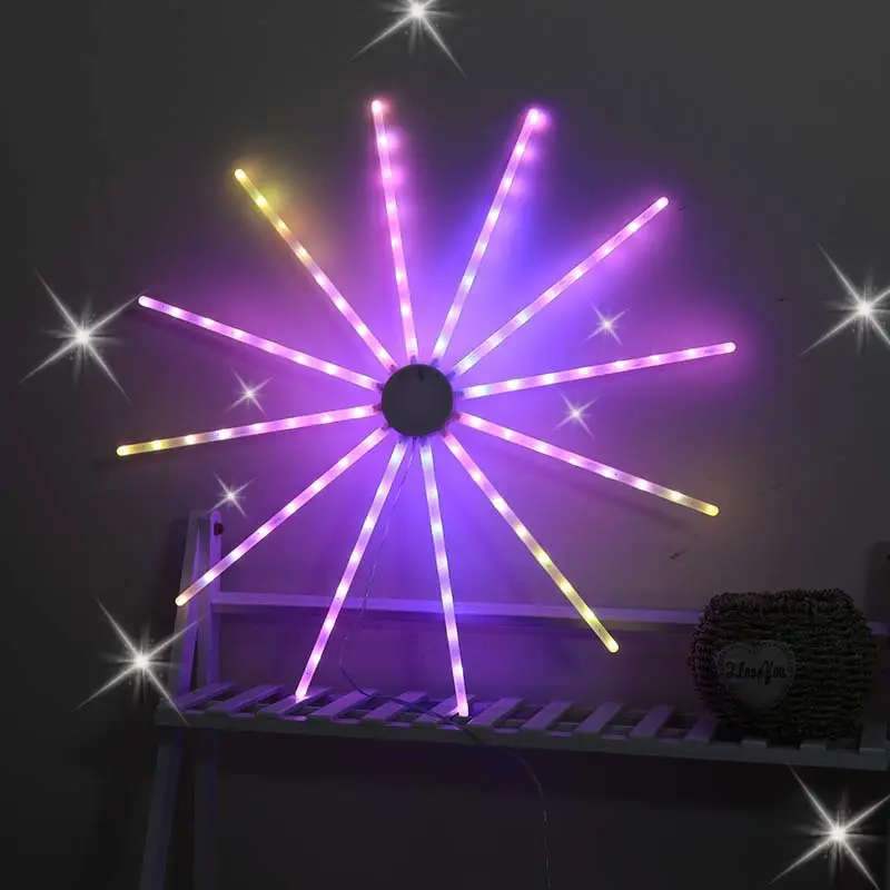 RC 8 Modi USB LED RGB Festoon Magic Bunte Meteor Feuerwerk Licht Streaming Festzelt für Weihnachts feier Hochzeit Weihnachts ereignis