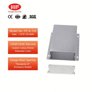 Wall Mounted Anti-Interference Custom Extruded Aluminum Alloy IP54 Junction Box Powder Coating for Electronics Instrument - Product Image 1