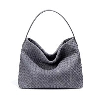 Sac fourre-tout vintage givré grande capacité, tissé à la main, luxe léger, sac à bandoulière tendance, sac de bras à la mode