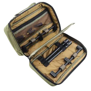 Bela Hirisi — jeu de dosettes pour pêche à la carpe, barres à Buzz, bâtons de banque, avec 3 têtes de rechange et sac Portable - Product Image 1