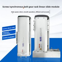Module de guidage linéaire à double rail avec vis, semi-fermé, pour servomoteur de précision CNC, manipulateur série CFS