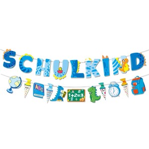 Back To School Party Supplies Set Blue Tableware Decorations Banners <b>Tablecloths</b> For Kids Birthday Graduation Events - Product Image 5
