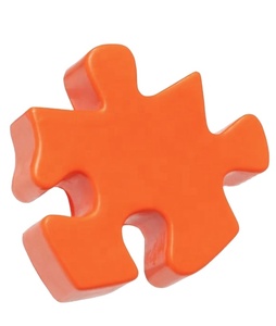 Balles anti-stress en mousse PU en forme de puzzle, cadeaux promotionnels personnalisés avec logo - Product Image 2