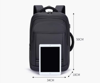 Tas Ransel Laptop Kapasitas Besar Anti Maling Tahan Air Bahan Polyester Oxford Kasual Bisnis Awet Buatan Pabrik dengan USB