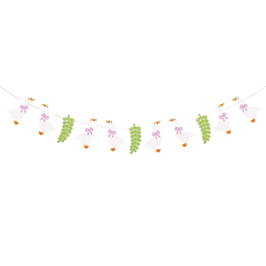 ธีมห่านห่านหนึ่งโง่บน1st หลวมแบนเนอร์ปาร์ตี้วันเกิดธงกระดาษอุปกรณ์ตกแต่งงานปาร์ตี้ - Product Image 4