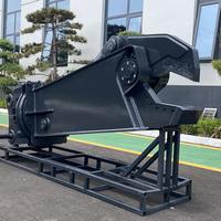 Cisaille hydraulique à bec d'aigle montée sur excavatrice China YJZ310 pour la démolition de bâtiments et le recyclage des déchets