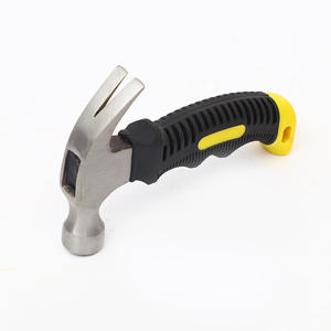 Mini martillo de garra de acero al carbono con mango corto y cara redonda para carpintería y uso doméstico - Product Image 1