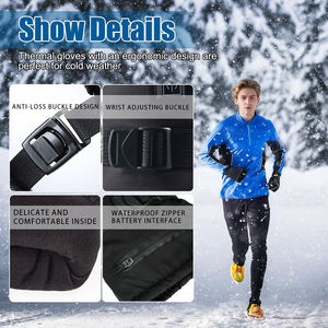 Guantes Térmicos Eléctricos para Invierno, con Batería de 7.4V, Impermeables, para Coche, Esquí, Motocicleta, Deportes - Dos Opciones Disponibles - Product Image 2