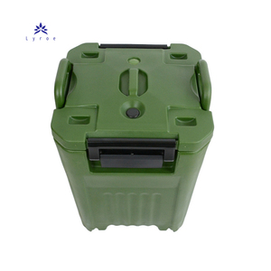Lyroe <span class=keywords><strong>prix</strong></span> d'usine en gros 50L carré réchauffeur d'aliments isolation soupe baril garder les aliments au chaud transport conteneur baril - Product Image 1
