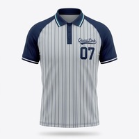 Maillot de football rétro pour homme QuestLink personnalisé, à séchage rapide, respirant, en polyester, col polo, sublimation par transfert thermique