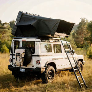Carpa de Techo Automática de Aleación de Aluminio de Apertura Rápida, Tenda Da Tetto Plegable de Techo Rígido para SUV, Carpa de Techo para Acampar al Aire Libre con Escalera - Product Image 4