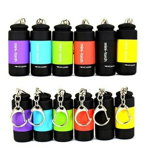 Mini Keychain Pocket Torch USB <b>Rechargeable</b> <b>LED</b> <b>Light</b> Flashlight Lamp Waterproof Keychain <b>Light</b> Pocket Torch Keyring Torch - Product Image 2