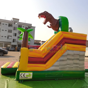 Castillo inflable con tobogán de dinosaurio T-Rex 3D, casa de brinco inflable para exteriores. - Product Image 3