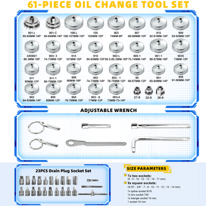 En venta Equipo de garaje 61PCS Extractor de escurridor de aceite neumático portátil con cajones - Product Image 5